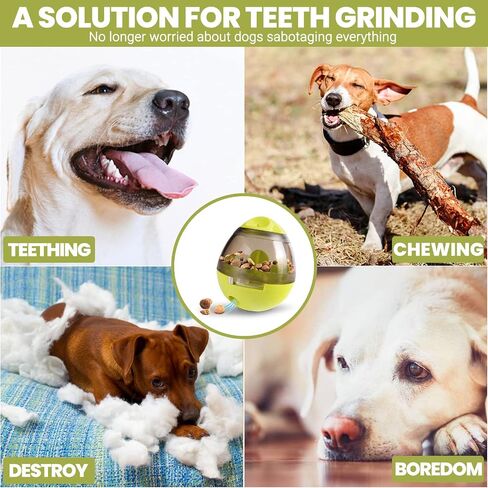 JZXOIVA Dog Treat Ball, Adjustable Dog Treat Dog Ball Dispensing Dog Toys, Interactive Food Puzzles Ball for Dogs, Pet Slow Feeder Ball in Saudi Arabia