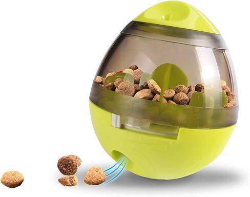 JZXOIVA Dog Treat Ball, Adjustable Dog Treat Dog Ball Dispensing Dog Toys, Interactive Food Puzzles Ball for Dogs, Pet Slow Feeder Ball in Saudi Arabia