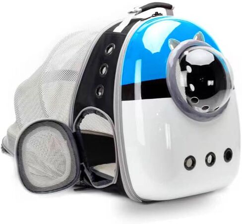 Front Expandable Cat Backpack Carrier, Large Cat Backpack Fits Up to 20 lbs, Backpack for Cats Kitten Small Puppy, Airline Approved Cat Bubble Backpack, Space Capsule Astronaut Backpack Carrier in Kuwait