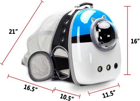 Front Expandable Cat Backpack Carrier, Large Cat Backpack Fits Up to 20 lbs, Backpack for Cats Kitten Small Puppy, Airline Approved Cat Bubble Backpack, Space Capsule Astronaut Backpack Carrier in Kuwait