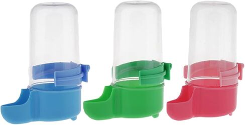 Automatic Bird Feeder Waterer Drinker Pet Bird Feeding Supplies for Bird Cage Feeder Water Seed Dispenser Bottle Drinking Cup in Saudi Arabia