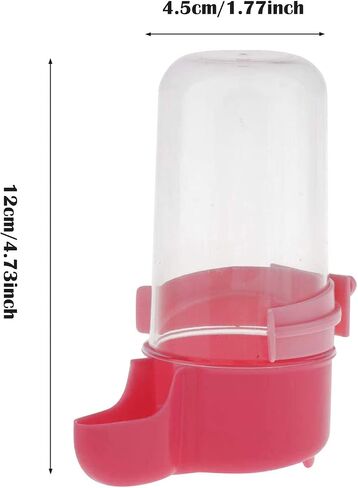 Automatic Bird Feeder Waterer Drinker Pet Bird Feeding Supplies for Bird Cage Feeder Water Seed Dispenser Bottle Drinking Cup in Saudi Arabia