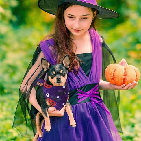 30 Pack Halloween Dog Bandanas Halloween Bandanas for Dogs Dog Scarf Pet Bandana Halloween Accessories for Large Dogs Medium Small Puppy Dog Halloween Festival Party Supply in Saudi Arabia
