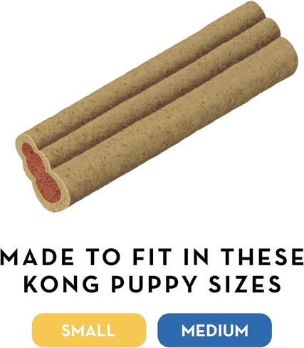 KONG - Ziggies - Teeth Cleaning Dog Treats Classic Rubber Toys - Chicken Flavor for Small Dogs (7 Ounce) in Saudi Arabia