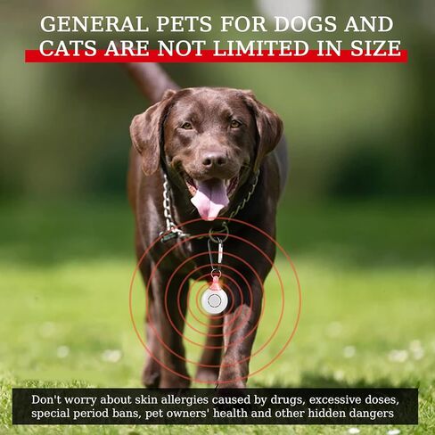 طارد للقراد والبراغيث والقراد والبراغيث من يوزريو، يعمل بالموجات فوق الصوتية ويصدر ترددات عالية ويحمي حيوانك الأليف بدون مواد كيميائية ضارة او مبيدات حشرية in Kuwait