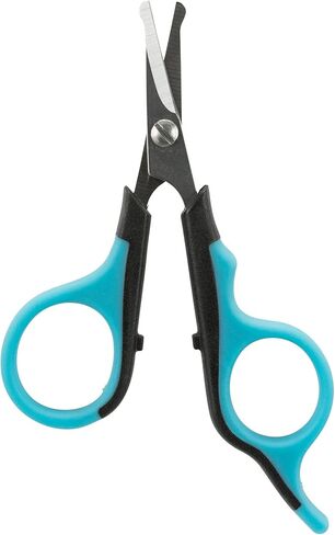 TRIXIE Pet Grooming Scissors, For Dogs and Cats, Pet Face, Nose, Ears, and Paw Hair, Round Tip, 3" ( 8cm) in Saudi Arabia