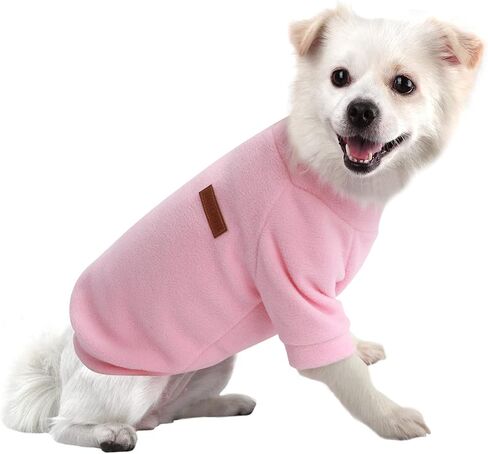 Small Dog Sweater Dog Sweatshirts for Small Dogs Chihuahua Clothes, Warm and Lightweight, with a Soft Texture, Easy to Wear and Bright Colors (Blue, X-Small) in Kuwait