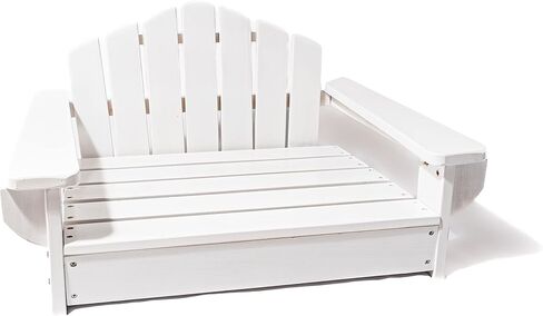 Midlee Dog White Adirondack Chair Bed (Large) in Saudi Arabia