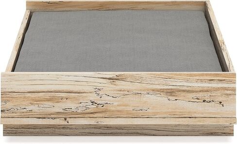 Signature Design by Ashley Piperton Modern Wooden Pet Bed, 36" W x 24" D x 8" H, Natural Beige in Saudi Arabia