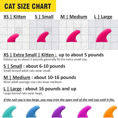 100 pcs Cat Nail Caps | Cat Claw Covers | with Adhesives and Applicators (XS, 5X Blue Glitter Shades) in Kuwait