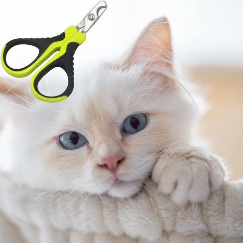 مقص أظافر الحيوانات الأليفة من ADLUKAE للحيوانات الصغيرة، ماكينة تشذيب مخالب احترافية، مقص للقطط والكلاب، مع مقبض مانع للانزلاق in Kuwait