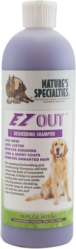 Nature's Specialties Mixing Bottle and Dog Shampoo Conditioner Concentrate Bundle, Easy to Read Measurements Mixing Bottle 32 oz, EZ Out Deshedding Dog Shampoo Conditioner Concentrate 16 oz in Saudi Arabia