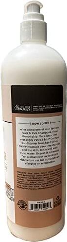 Paws & Pals Oatmeal Conditioner for Dogs and Cats - Pet Detangler and Deep Conditioning Moisturizer with Anti-Itch Relief for Itchy Skin - Made in USA - 20 oz in Kuwait