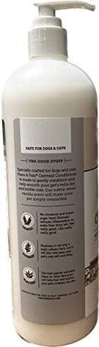 Paws & Pals Oatmeal Conditioner for Dogs and Cats - Pet Detangler and Deep Conditioning Moisturizer with Anti-Itch Relief for Itchy Skin - Made in USA - 20 oz in Kuwait