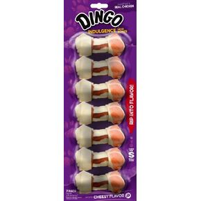 Dingo Non-China Mini Rawhide Bones for Small/Toy Dogs in Kuwait