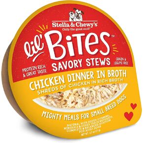 Stella & Chewy's Lil Bites Savory Stews for Small Breeds Chicken Dinner in Broth, 2.7 oz. Cups (Pack of 12) in Saudi Arabia