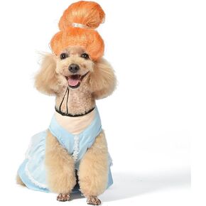 زي ديزني للحيوانات الأليفة للهالوين أميرة ديزني سندريلا - كبير جدًا | أزياء ديزني أميرات الهالوين للكلاب، زي ديزني للكلاب الهالوين مرخص رسميًا in Kuwait