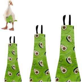 Yanmucy Chicken Duck Goose Diaper Washable Pet Fruit Print Diapers for Hens Roosters Poultry (Avocado, Large) in Saudi Arabia