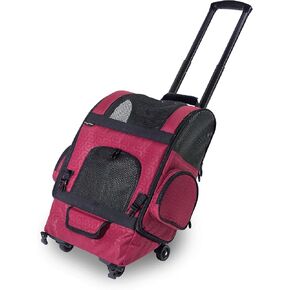 Gen7Pets Dog Carrier - Medium Black Roller Bag Pet Carrier in Saudi Arabia