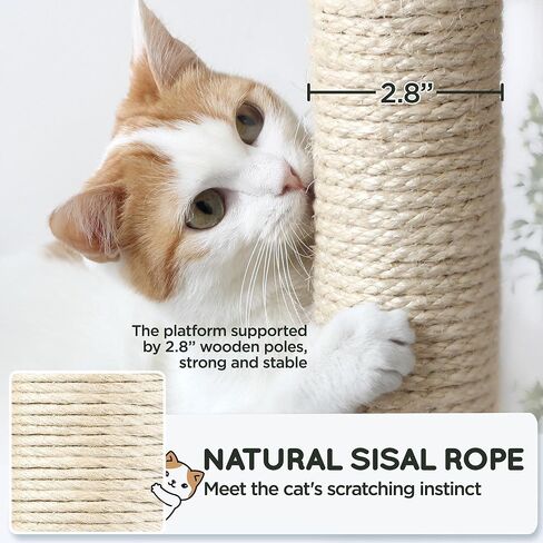 Yaheetech 63in Sturdy Large Cat Tree for Indoor Heavy Cats, Tall Tower in Saudi Arabia