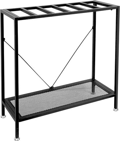 tongmo 40 Gallon Fish Tank Stand, 2 Stands Metal Aquarium Stand, Aquarium Turtle Tank (40 Gallon-Black) in Kuwait