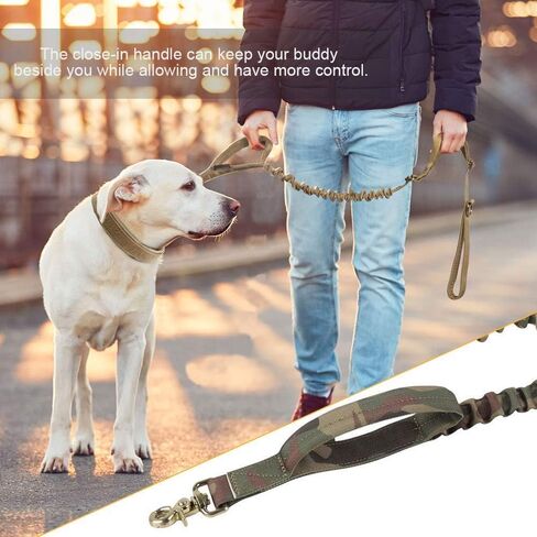 Tactical Bungee Dog Leash Adjustable Dog Pack Hound Dog Saddle Bag Backpack with Handle in Saudi Arabia