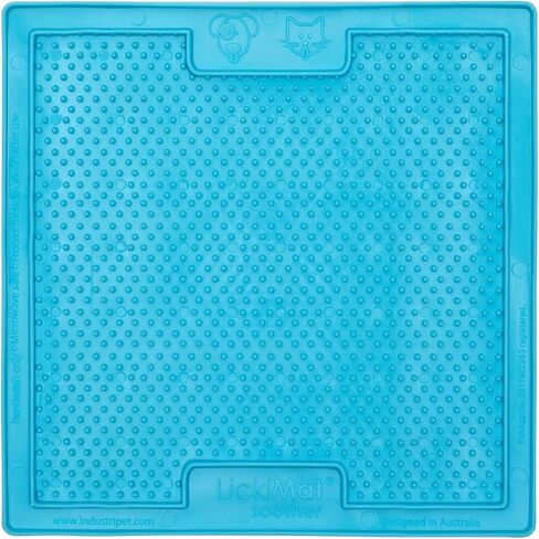 LickiMat Classic Playdate, Cat Slow Feeder Lick Mat, Boredom anxiety reducer; Perfect for Food, Treats, Yogurt, or Peanut Butter. Fun Alternative to a Slow Feed Cat Bowl or Dish, Green in Kuwait