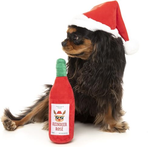 لعبة الكلب من FuzzYard Reindeer Rosé ذات طابع عيد الميلاد والنبيذ in Kuwait