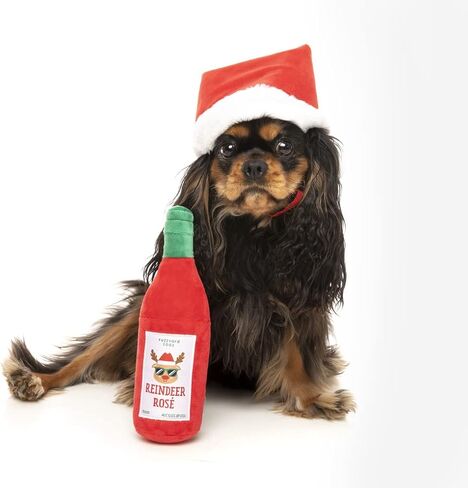 لعبة الكلب من FuzzYard Reindeer Rosé ذات طابع عيد الميلاد والنبيذ in Kuwait