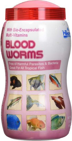 Hikari® Bio-Pure® Freeze-Dried Blood Worms, High-Protein FD Treats for Tropical Fish, 0.42 oz (12g) in Saudi Arabia
