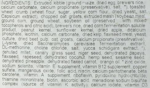 Tropimix Bird Food for Budgies, Canaries and Finches, Hagen Parrot Food with Seeds, Egg, Fruits and Vegetables, Egg Food Mix, 6.53 oz Bag in Kuwait