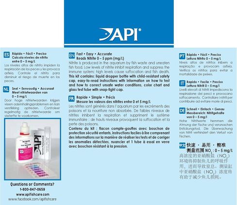 API NITRATE 90-Test Freshwater and Saltwater Aquarium Water Test Kit in Kuwait