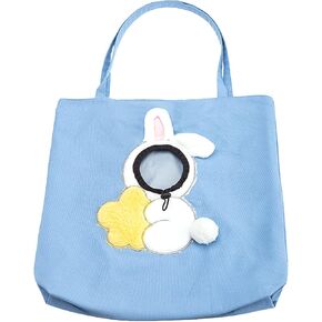 Pet Canvas Shoulder Carrying Bag, Cute Bee Shaped Cat Carrier, S Size Portable Kitten & Puppy Tote, Cozy Carriers for Small Dogs, Cats, and Pets, Handbag for Outdoor, Shopping, and Camping in Saudi Arabia