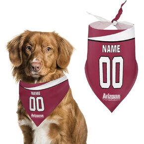 Arizona Custom Dog Bandana Pet Gear select Any Name Any Number Gifts for Dogs Cats