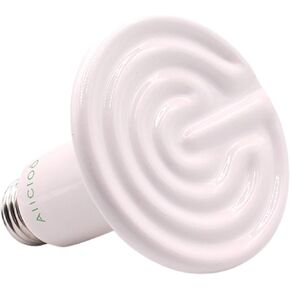 Aiicioo Reptile Basking Light Bulb - 150W Reptile Heat Lamp 2 Pack UVA Daylight Amphibians Basking Bulb for Bearded Dragon Turtle Hermit Crab Gecko Lizard Chicken