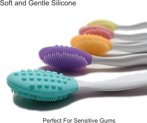 كتاب اوترلي بيتس فرش اسنان للكلاب للسلالات الصغيرة الى الكبيرة والجراء والكلاب للعناية بالاسنان اللطيفة (عبوة من 7 قطع) in Kuwait