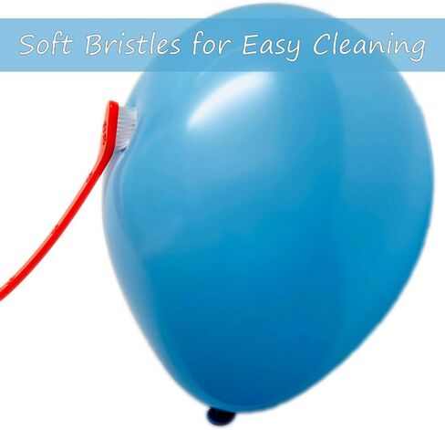 كتاب اوترلي بيتس فرش اسنان للكلاب للسلالات الصغيرة الى الكبيرة والجراء والكلاب للعناية بالاسنان اللطيفة (عبوة من 7 قطع) in Kuwait