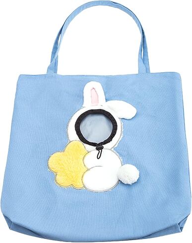 Pet Canvas Shoulder Carrying Bag, Cute Bee Shaped Cat Carrier, S Size Portable Kitten & Puppy Tote, Cozy Carriers for Small Dogs, Cats, and Pets, Handbag for Outdoor, Shopping, and Camping in Saudi Arabia