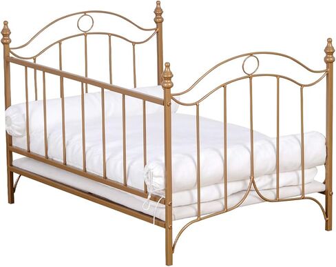 بيبي لاند سرير للحيوانات الاليفة، سرير للكلاب مع اطار معدني ووسادة مخملية بيضاء منفصلة مع وسادتين للكلاب الصغيرة in Kuwait