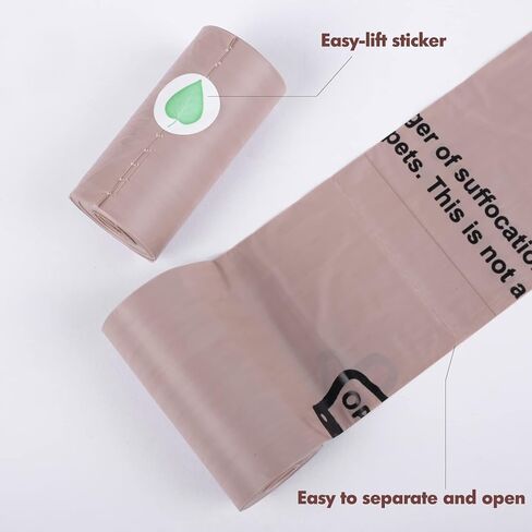 Dog Poo Bags, 120 Counts Biodegradable Waste Bag Refill Rolls for Dogs, Leak Proof, Extra Thick, Lavender Scented, Dispenser Included in Saudi Arabia
