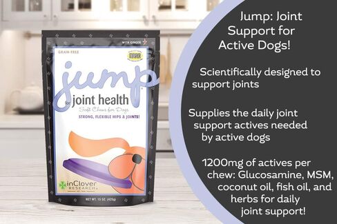Jump Soft Chews for Daily Joint Care and Endurance Support for Dogs by InClover in Kuwait
