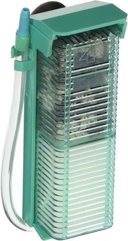PENN-PLAX Small World Aquarium Air Pump and Filter Kit – Comes with a Disposable Media Cartridge (Bio Sponge, Carbon, and Zeolite Crystals), Multicolor, 1 LB in Saudi Arabia