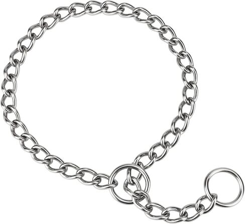 TagME Chain Choke Collar for Dogs, No Pull Slip Training for Medium Dogs in Kuwait