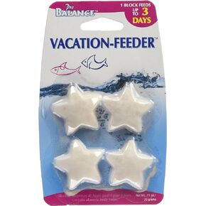 Penn-Plax Pro Balance Vacation Fish Feeder – Slow Release Food that’s Great for Weekend Vacays: 1 Block Feeds up to 3 Days – 12 Starfish Shaped Blocks (3 Packages) in Saudi Arabia
