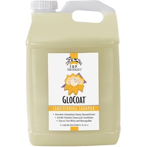 شامبو الكلاب المرطب عالي الأداء GloCoat، 17 أونصة. الزجاجة - تعمل على التخلص من التشابكات الصعبة لسهولة التمشيط