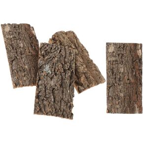 VOSAREA 4pcs Terrarium Bark Background Natural Cork Backdrop Aquarium Fish Tank Bark Reptile Tank Backdrop for Spider Gecko Lizard Chameleon Bearded Dragon in Saudi Arabia