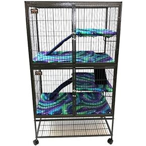 Fleece Liners for Ferret Nation Critter Nation Cage (Double, Madeline) Cage Not Included in Saudi Arabia