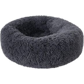 سرير SOYATER للكلاب الصغيرة والقطط، سرير للكلاب والقطط مضاد للقلق، سرير للكلاب والجراء، قابل للغسل في الغسالة، سرير فاخر ومنفوش للحيوانات الأليفة BL011 (40 سم، وردي) in Kuwait