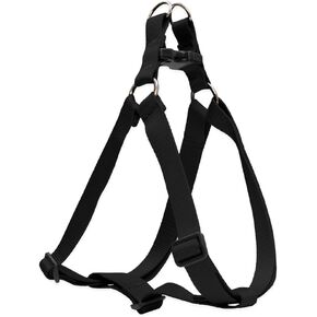 LupinePet Basics 1" Black 19-28" Step In Harness for Medium Dogs in Kuwait