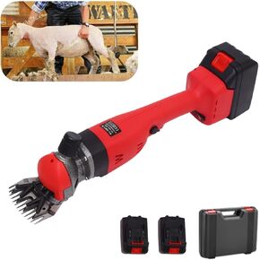 DOOKAA Sheep shearsRechargeable Electric Farm Supplies Animal Grooming Shearing Clipper Sheep Goat Shears, Farm Supplier(Color:a,Size:2) in Kuwait